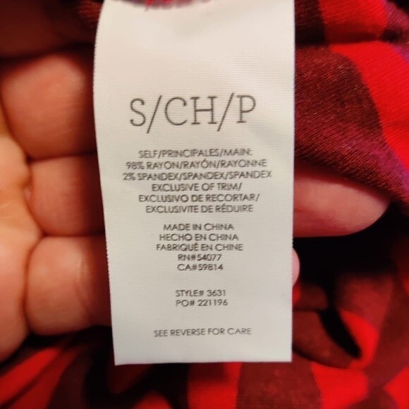 Cabi Sweet Talk Red Striped Peplum Top in Women's Size Small Style# 3631 - Picture 5 of 9